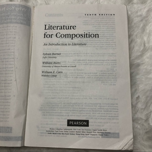 LITERATURE Composition. An Introduction to Literature Used College Textbook - Picture 5 of 10
